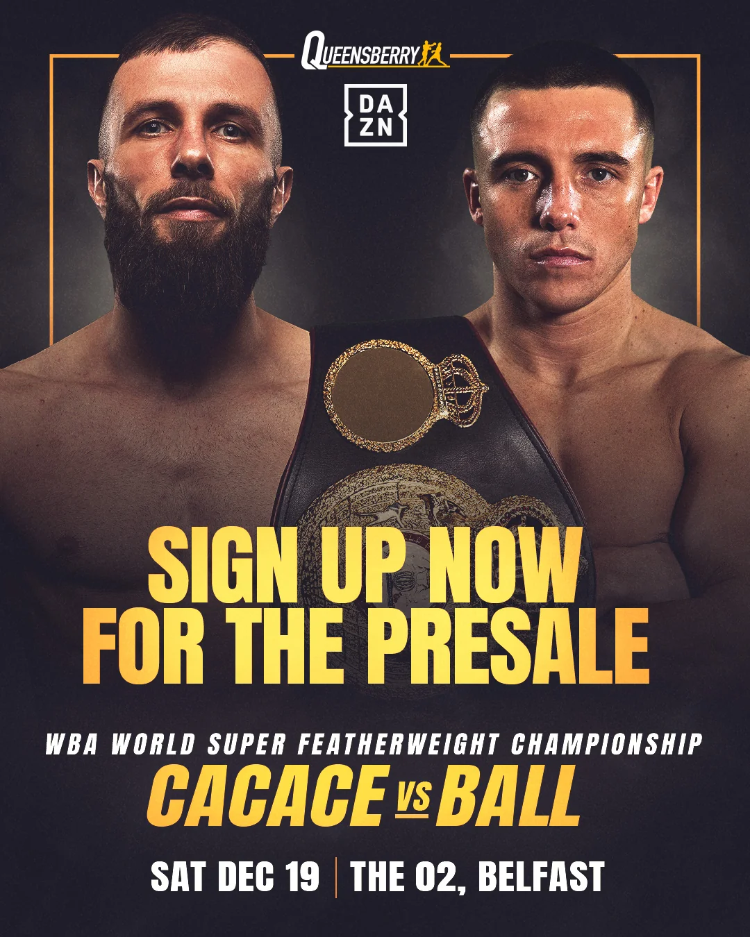 Cacace vs Ball 公式ポスター