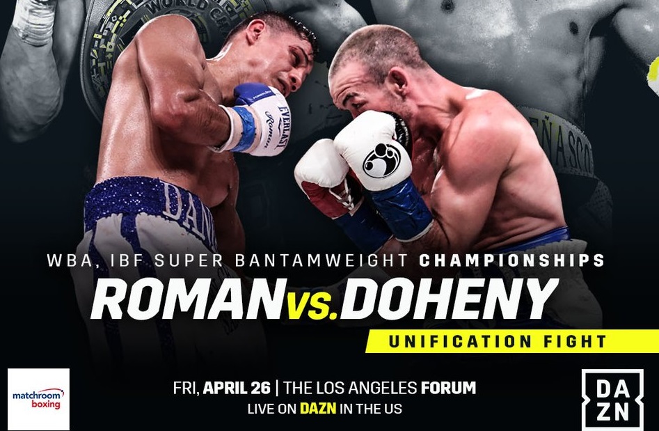 【結果・速報】ダニエル・ローマンvsTJ・ドヘニー　WBA・IBF世界スーパーバンタム級統一戦 2019年4月27日