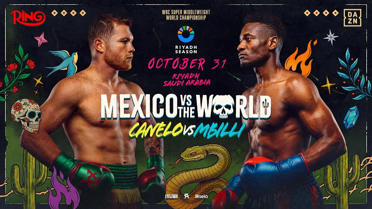 カネロvsクリスチャン・ムビリ Mexico vs The World 公式ポスター