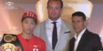 WBSSシーズン2海外向け記者会見10月5日 井上尚弥パヤノ並んで写真を撮る2