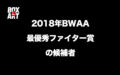 2018年BWAAファイター・オブ・ザ・イヤー賞の候補者【ロマチェンコ・ウシク・マイキー・ジョシュア・クロフォード】
