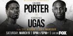 僅差【結果・速報】ショーン・ポーターvsヨルデニス・ウガス　WBC世界ウェルター級タイトルマッチ3月10日